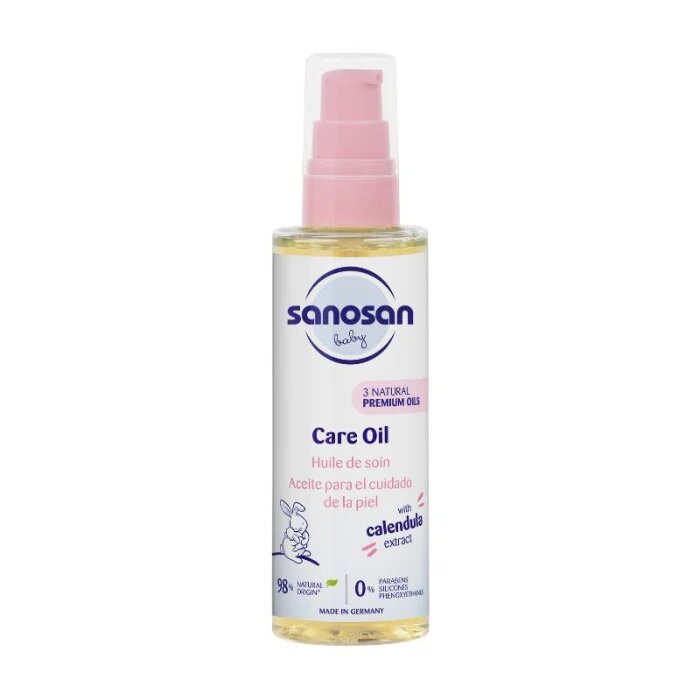 Poza produs Ulei de ingrijire pentru bebelusi, Sanosan Baby | 100 ml