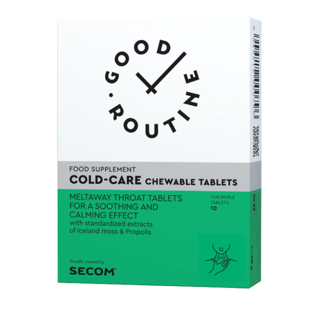 Poza produs Good Routine Cold-Care, Secom | 10 tablete masticabile
