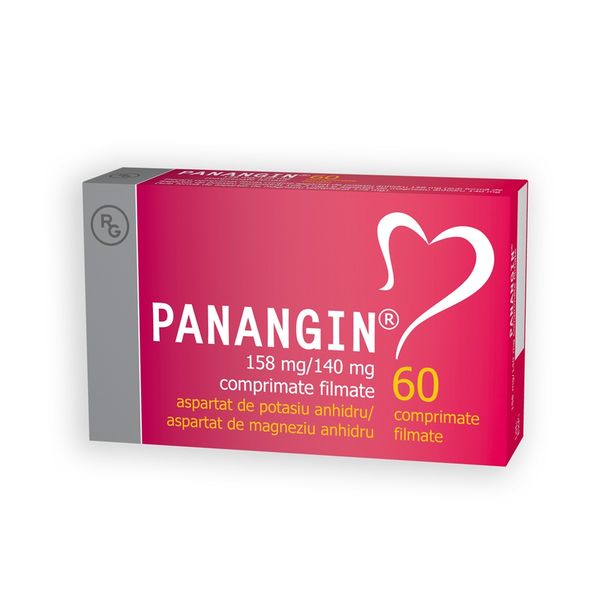 Poza produs Panangin 158 mg/140 mg, Gedeon Richter | 60 comprimate filmate