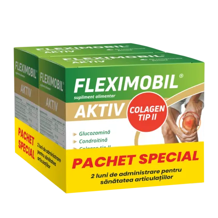 Poza produs FLEXIMOBIL AKTIV X60CAPS - PACHET SPECIAL