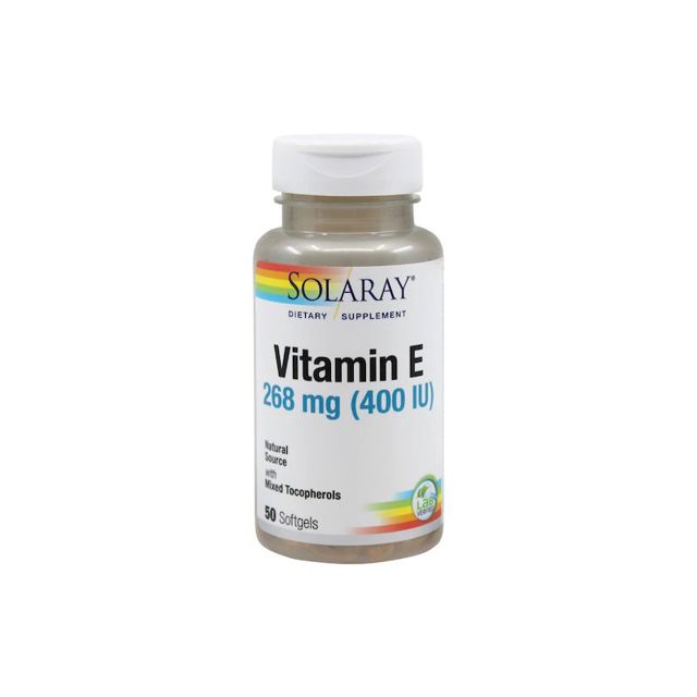 Poza produs Solaray Vitamian E 400 ui | 50 capsule