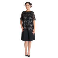 Rochie CT24082 negru/auriu, Cesy | marimea M