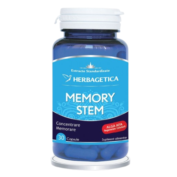 Poza produs Memory Stem, Herbagetica | 30 capsule