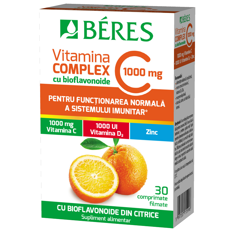 Vitamina C Complex cu bioflavonoide, Beres Pharmaceuticals | 30 comprimate