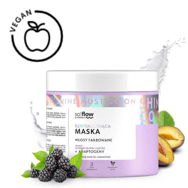 Poza produs Masca Regeneranta So!Flow pentru par vopsit, Green Pharmacy | 400ml