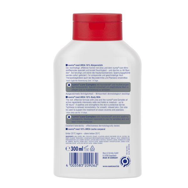 Lapte de corp cu uree 10%, Numismed | 300 ml — poza produs 2/2