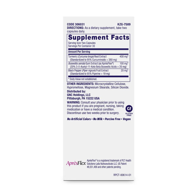 Poza produs GNC Triflex™ Turmeric Formula, GNC | 60 capsule