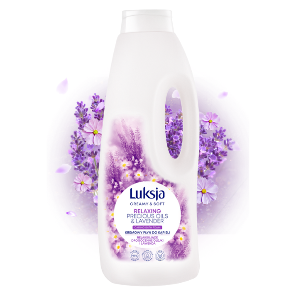 Poza produs Spuma de baie CREAMY & SOFT Relaxing, Luksja | 1,5 L