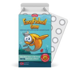 Easy FishOil Grow pentru copii, Ropharma | 30 comprimate masticabile