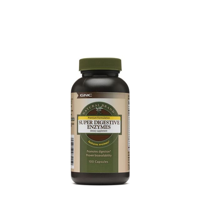 Poza produs GNC Natural Brand Enzime Digestive | 100 capsule