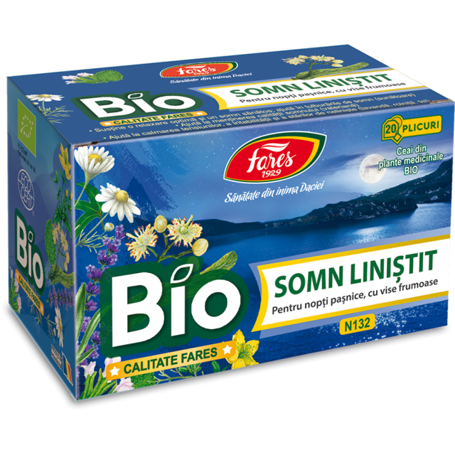Poza produs CEAI SOMN LINISTIT BIO X20 DOZE