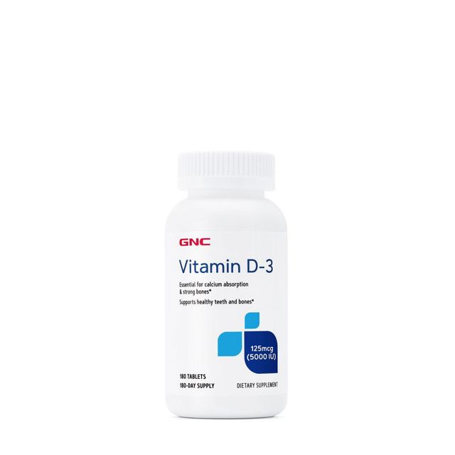 Poza produs GNC Vitamina D3 5000 ui | 180 tablete