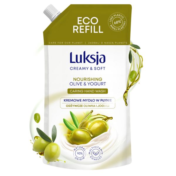 Poza produs Rezerva sapun lichid CREAMY & SOFT Nourishing, Luksja | 400 ml