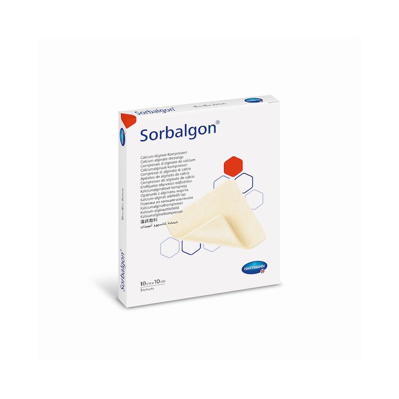 Poza produs Pansament Sorbalgon 10x10 cm | 10 buc