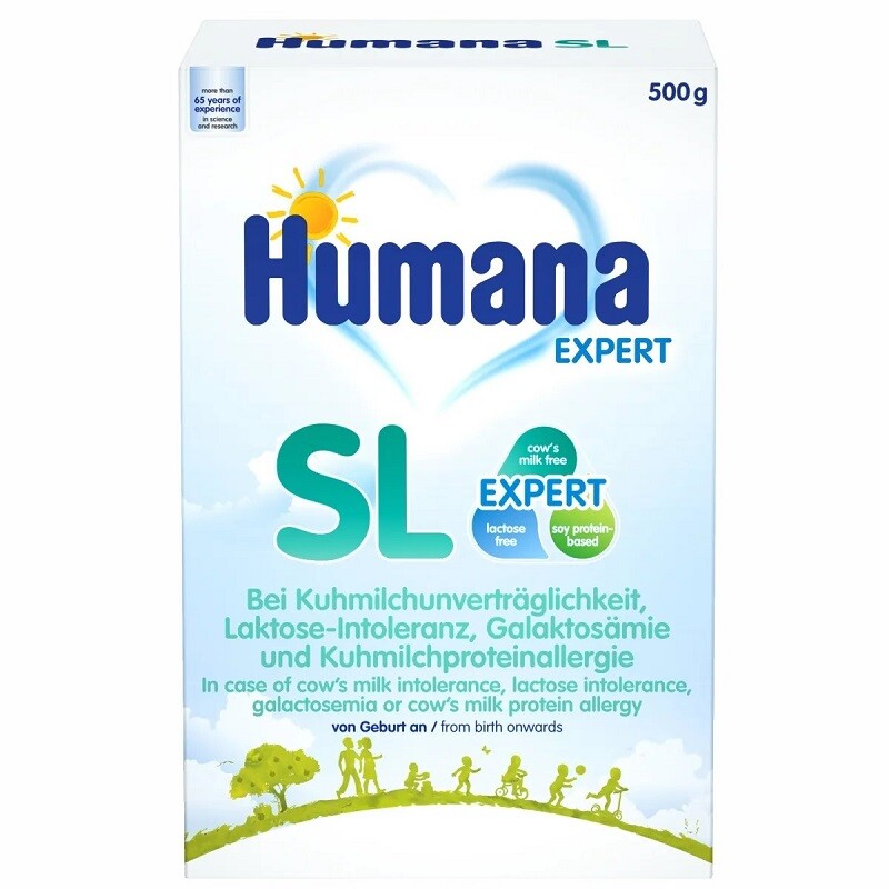 Poza produs Formula speciala de papte pe baza de soia SL, 0+ luni, Humana | 500 g