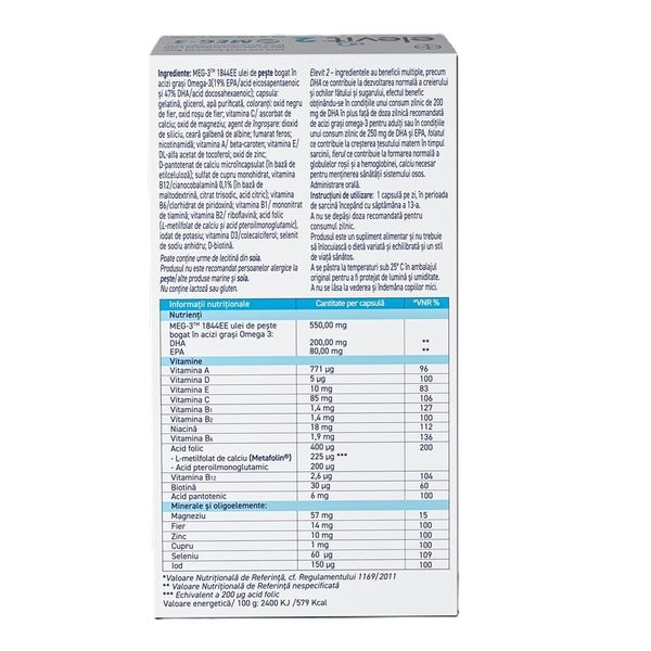 Elevit 2, Bayer | 30 capsule moi — poza produs 3/3