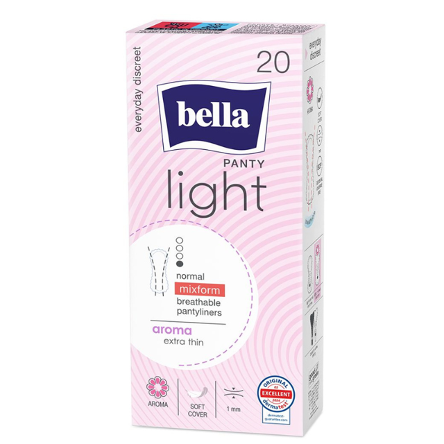 Poza produs Absorbante zilnice BELLA Panty Light, TZMO | 20 bucăți