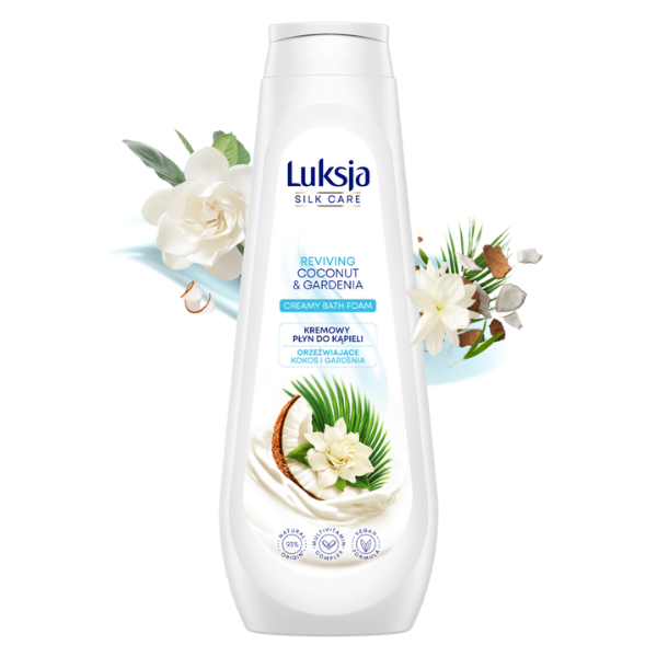 Poza produs Gel crema de dus Silk Care 500 ml Reviving - Cocos & Gardenie, Luksja | 900ml