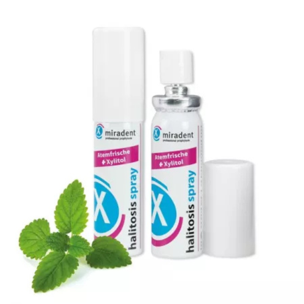 Poza produs Spray de gura cu Xylitol HALITOSIS, Miradent | 15 ml