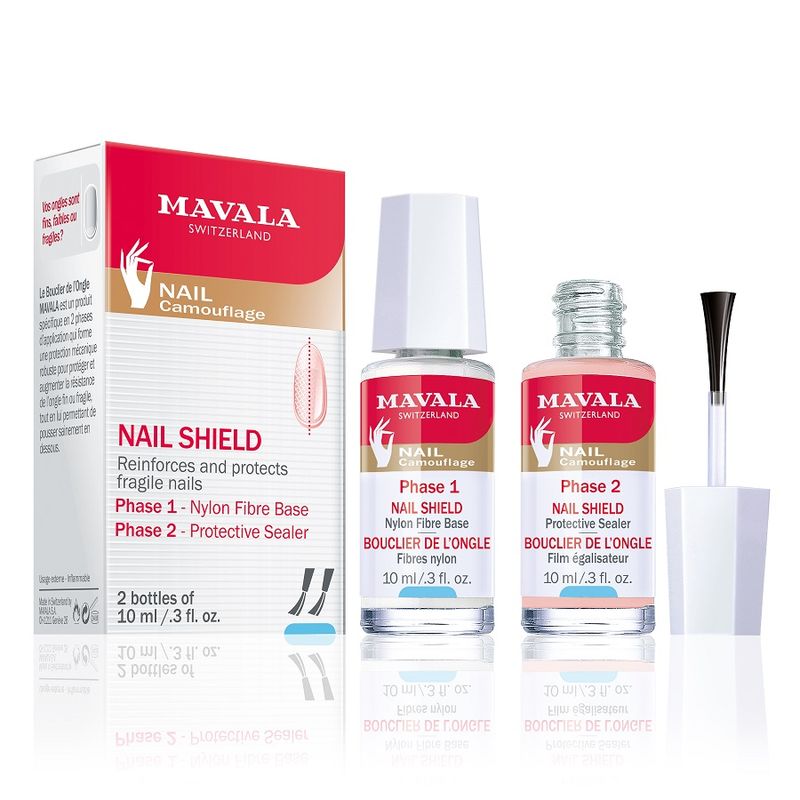 Poza produs Scut pentru Unghii Delicate in Doua Faze, Mavala | 2 x 10 ml