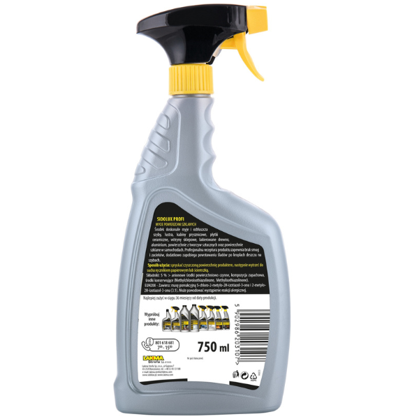 Poza produs Detergent pentru Suprafete din sticla Sidolux Profi, Lakma | 750 ml