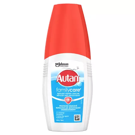 Poza produs Lotiune spray impotriva tantarilor Family Care, Autan | 100 ml