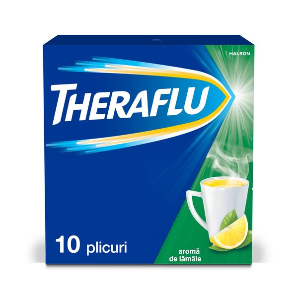 Poza produs Theraflu Sinus raceala si gripa 650 mg/10 mg, Haleon | 10 plicuri