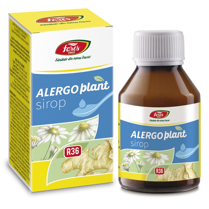 Poza produs Sirop cu fructoza Alergoplant R36, Fares | 100 ml