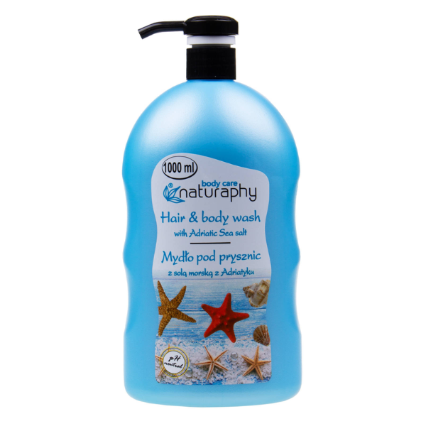 Poza produs Sampon si gel de dus cu Saruri marine Naturaphy, Blux | 1L