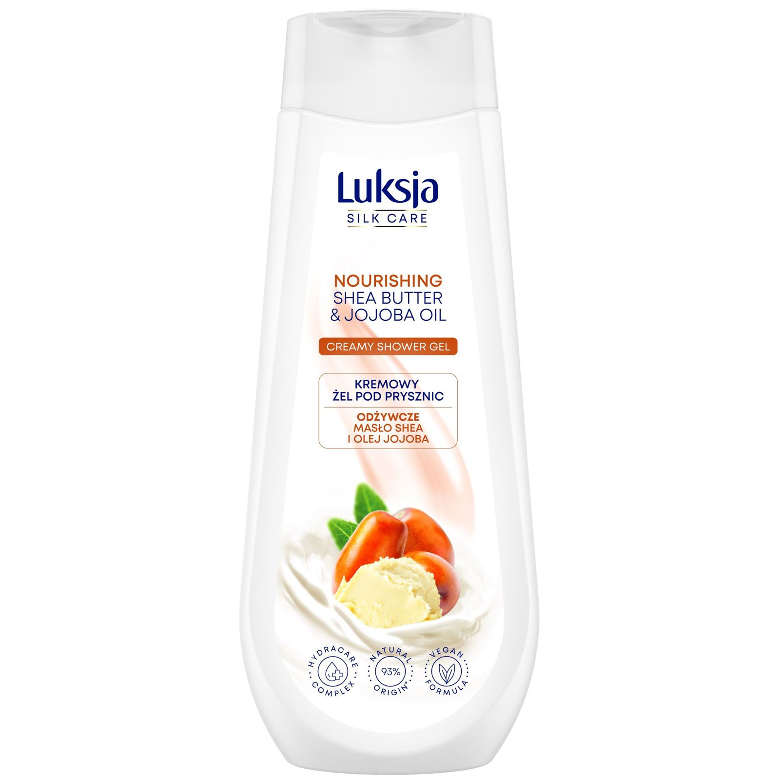 Poza produs GEL CREMA DE DUS SILK CARE NOURISHING UNT SHEA SI ULEI JOJOBA 500ML