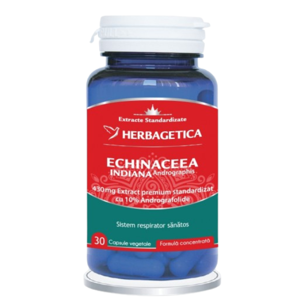 Poza produs Echinaceea Indiana, Herbagetica | 30 capsule