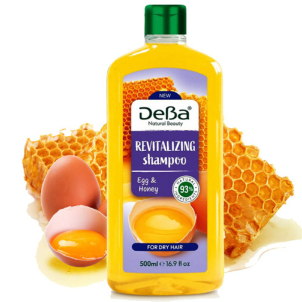 Poza produs Sampon revitalizant pentru par uscat DEBA NATURAL BEAUTY, Rubella | 500 ml