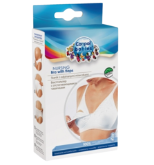 Sutien pentru alaptat 27/762, Canpol Babies | Alb clasic, 90C