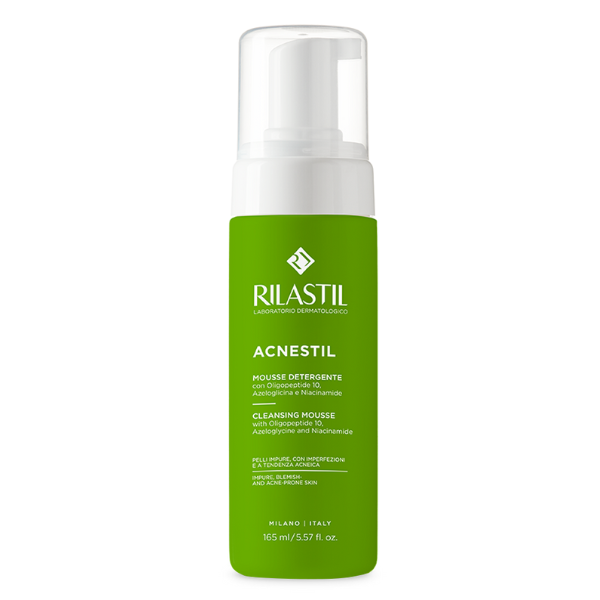 Poza produs RILASTIL ACNESTIL SPUMA CURATARE TEN CU TENDINTA ACNEICA 165ML
