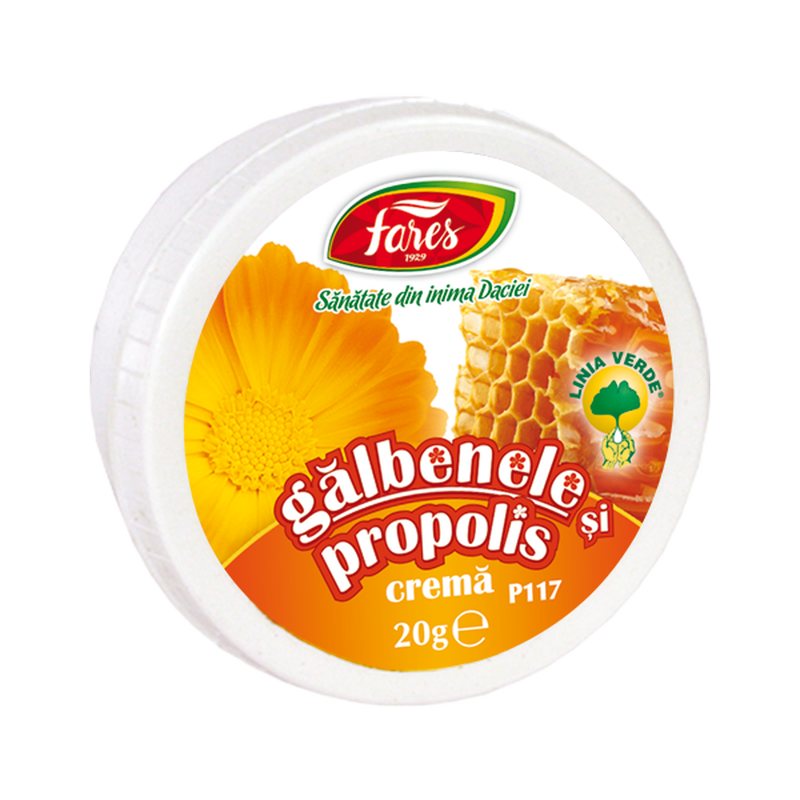 Poza produs Galbenele si propolis, P117, crema, Fares | 20G