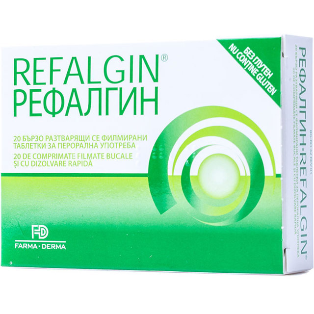 Poza produs Refalgin, Farma-Derma Italia | 20 comprimate