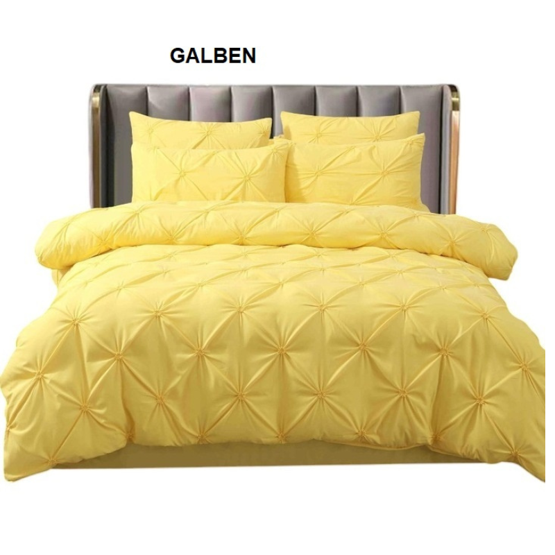 Poza produs Lenjerie de pat FINET UNI galben 230x240 cm, Ralex | 1 buc