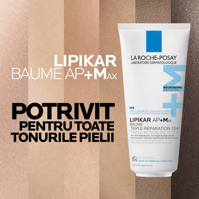 Poza produs Lipikar Baume AP+Max, La Roche-Posay | 200 ml