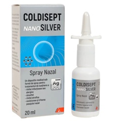 Spray nazal Coldisept Nano Silver, Arkona | 20 ml
