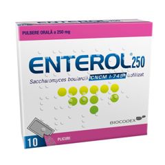 Enterol 250 mg pulbere orala, Biocodex | 10 plicuri