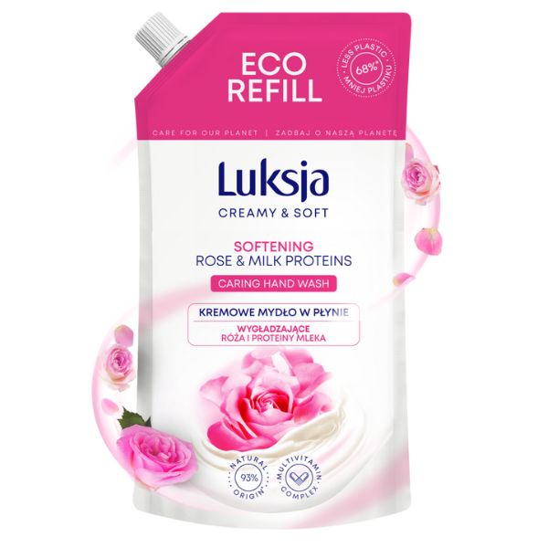 Rezerva sapun lichid CREAMY & SOFT XXL Softening, Luksja | 900 ml — poza produs 2/2