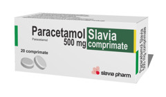 Paracetamol 500 mg, Slavia Pharm | 20 comprimate