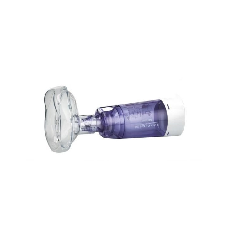 Poza produs Masca pentru camera de inhalat LiteTouch OptiChamber Diamond, Philips Respironics | Marimea S, 0-18 luni