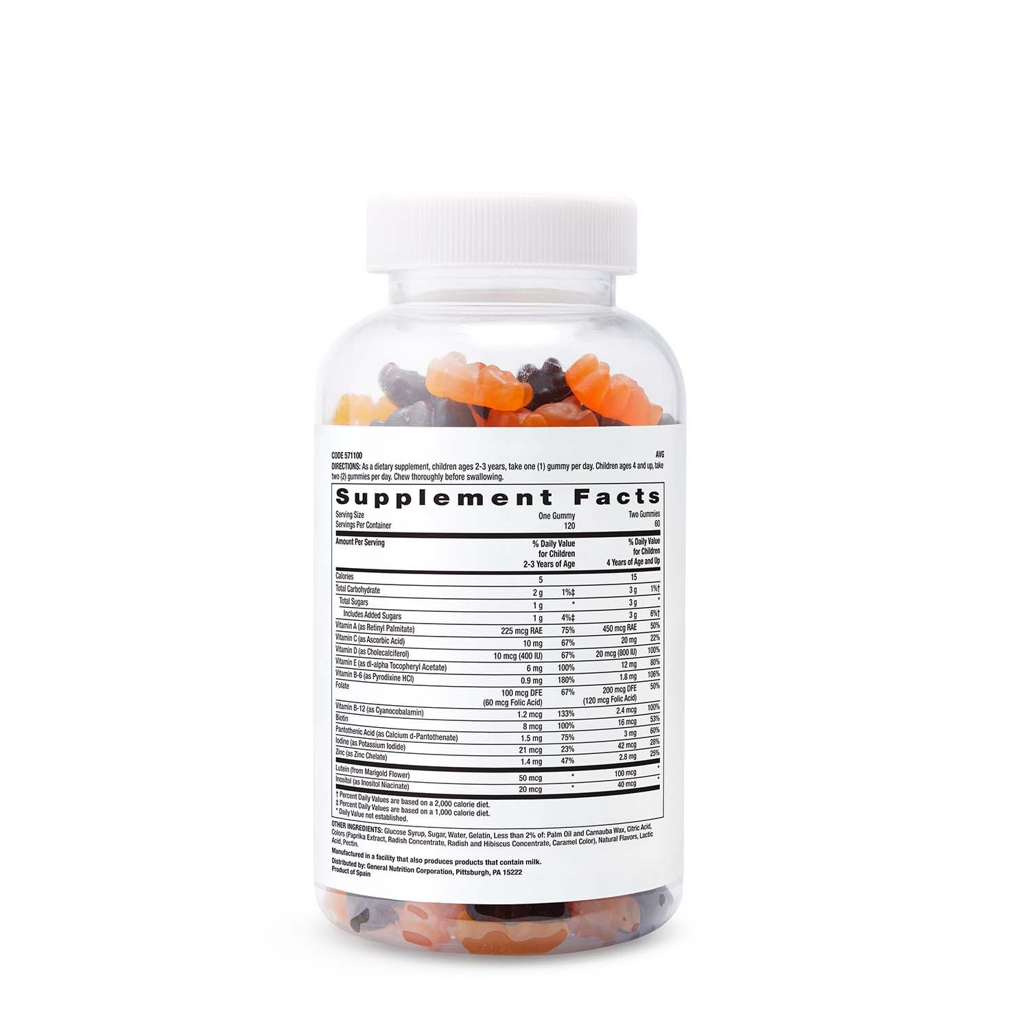 Poza produs GNC Milestones Kids Multivitamine pentru copii | 60 tablete