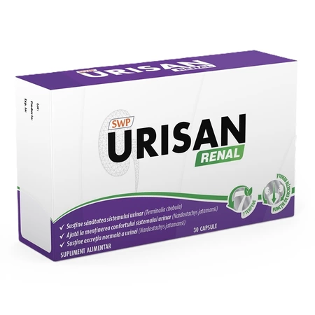 Poza produs Urisan Renal, Sun Wave Pharma | 30 capsule