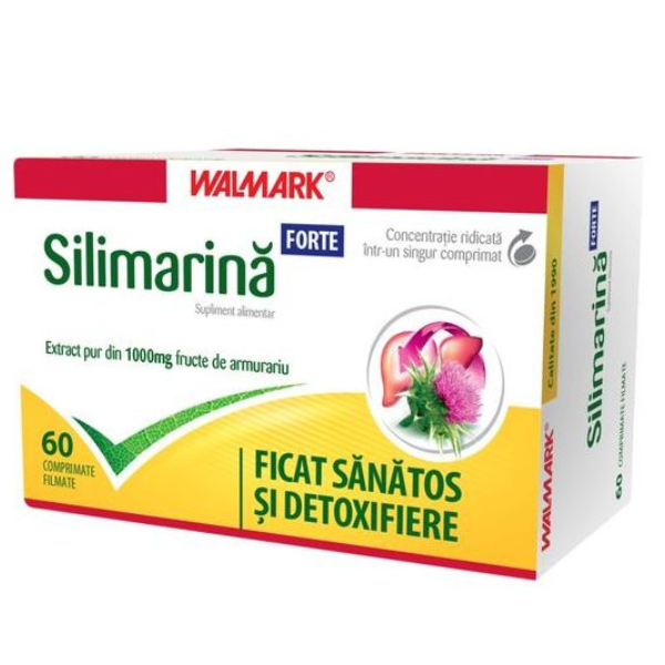 Poza produs Silimarina Forte 1000 mg, Walmark | 60 comprimate