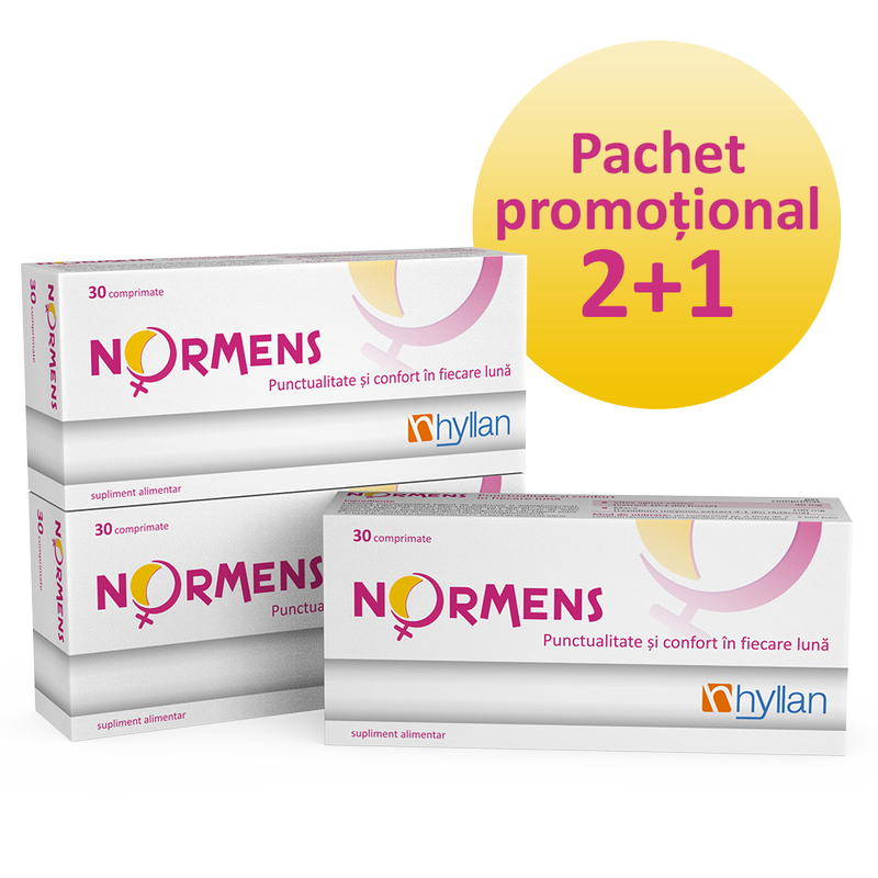 Poza produs Pachet Normens (2 + 1), Hyllan | 30 comprimate