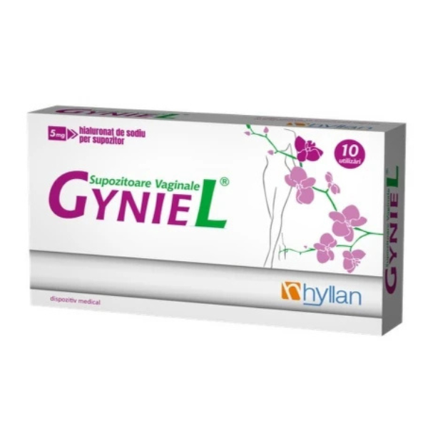 Poza produs GynieL supozitoare vaginale, Hyllan Pharma | 10 supozitoare