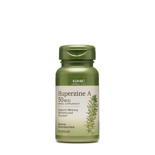 Poza produs GNC Herbal Plus Huperzine A 50 mcg, Huperzina A | 50 cps
