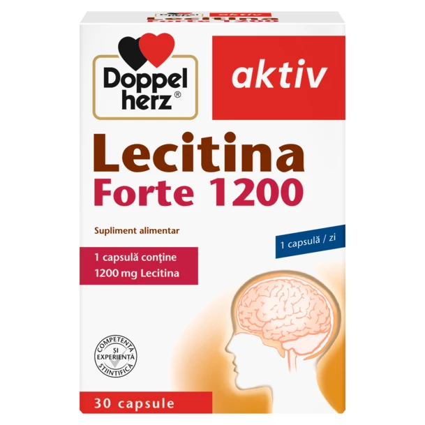 Poza produs Lecitina Forte 1200 mg, Doppelherz Aktiv | 30 capsule